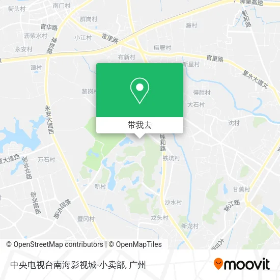 中央电视台南海影视城-小卖部地图