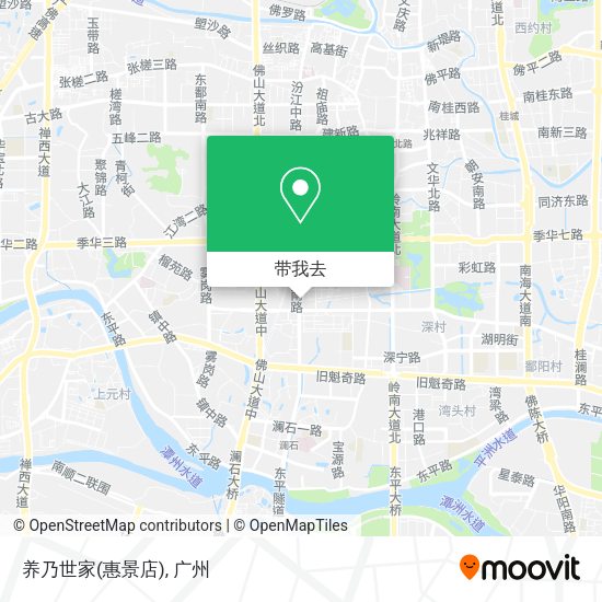 养乃世家(惠景店)地图