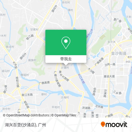 湖兴百货(沙涌店)地图