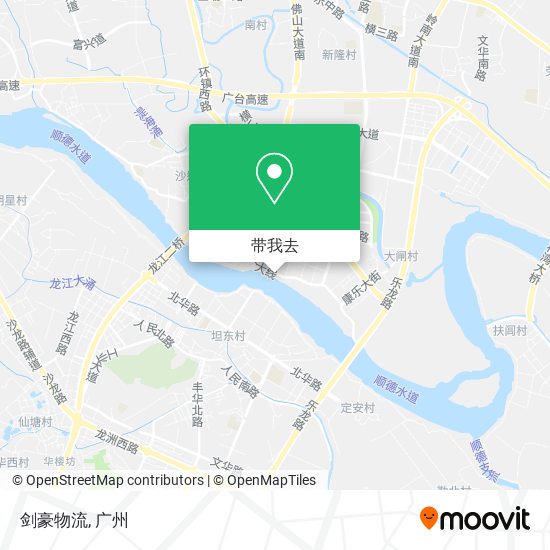 剑豪物流地图