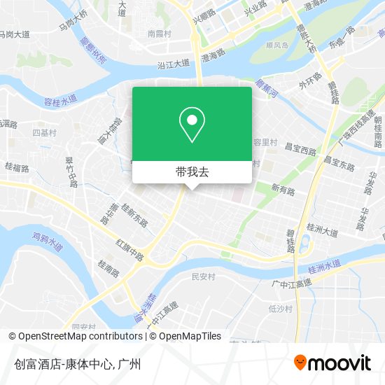创富酒店-康体中心地图