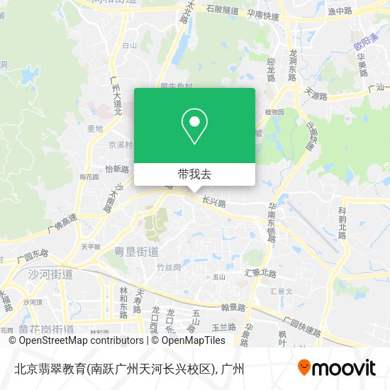 北京翡翠教育(南跃广州天河长兴校区)地图