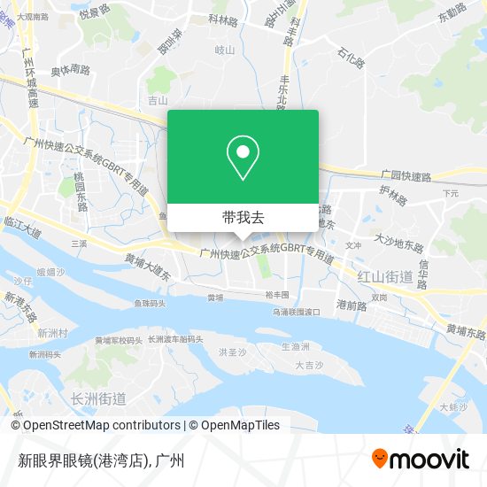 新眼界眼镜(港湾店)地图