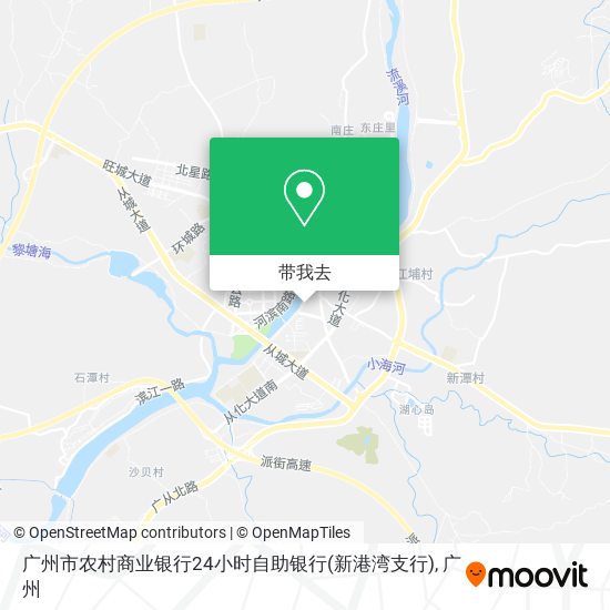 广州市农村商业银行24小时自助银行(新港湾支行)地图