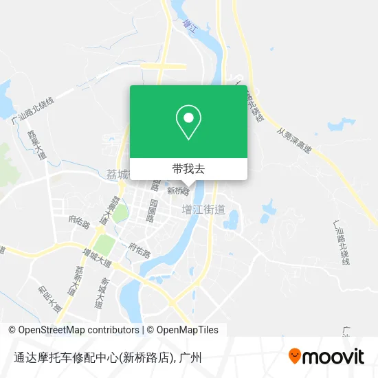 通达摩托车修配中心(新桥路店)地图