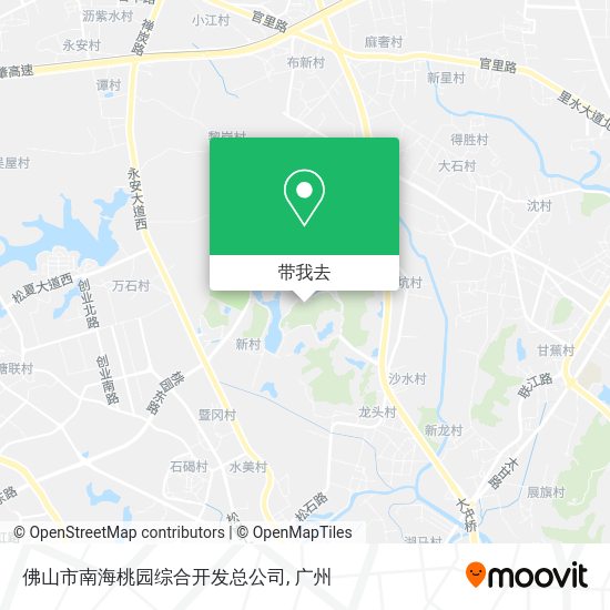 佛山市南海桃园综合开发总公司地图