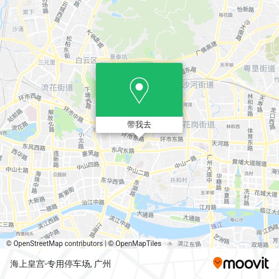 海上皇宫-专用停车场地图