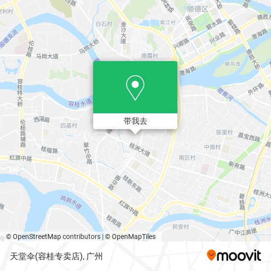 天堂伞(容桂专卖店)地图