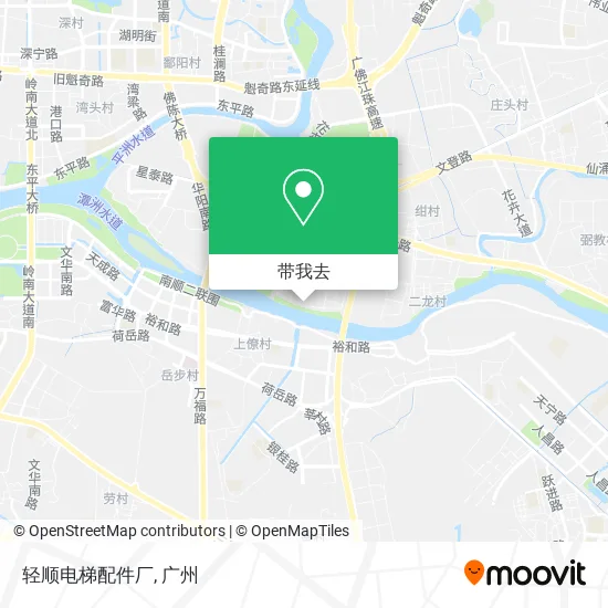 轻顺电梯配件厂地图