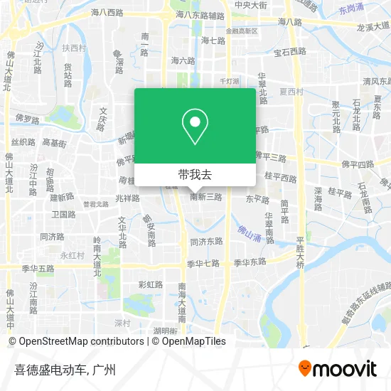 喜德盛电动车地图