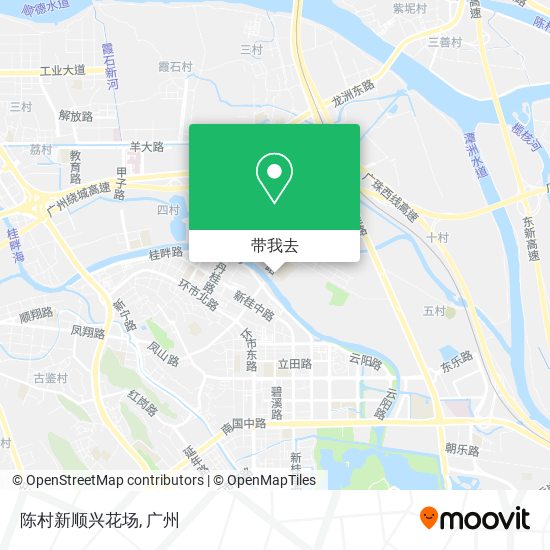 陈村新顺兴花场地图