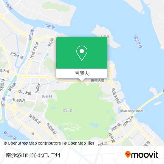 南沙悠山时光-北门地图