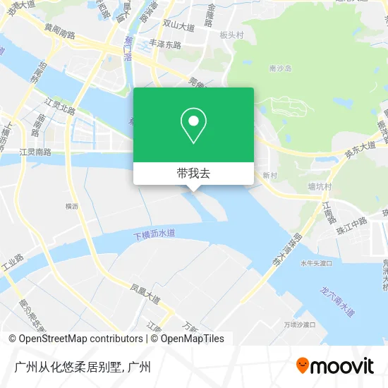 广州从化悠柔居别墅地图