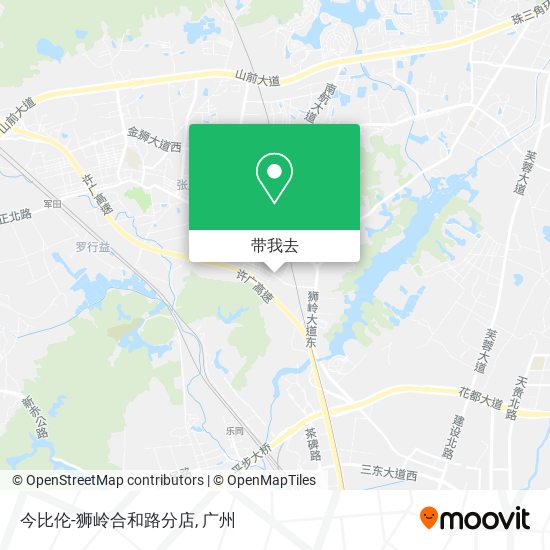 今比伦-狮岭合和路分店地图