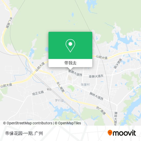 帝缘花园-一期地图