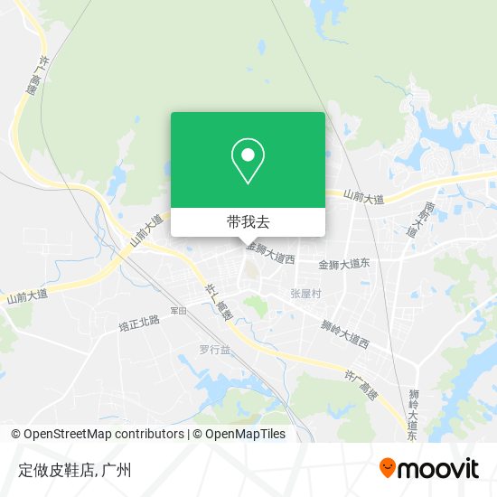 定做皮鞋店地图