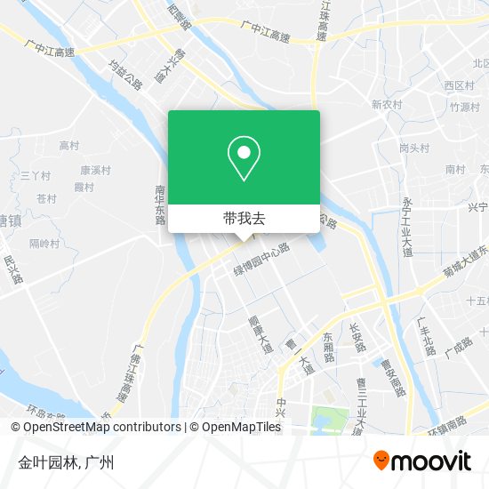 金叶园林地图