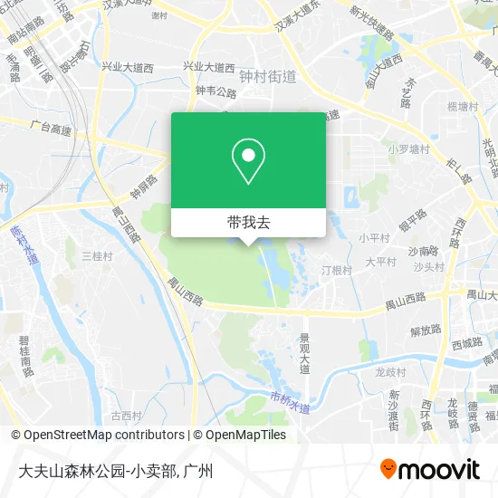 大夫山森林公园-小卖部地图