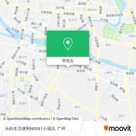 乐的生活便利N0041小涌店地图
