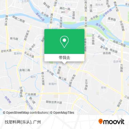 找塑料网(乐从)地图