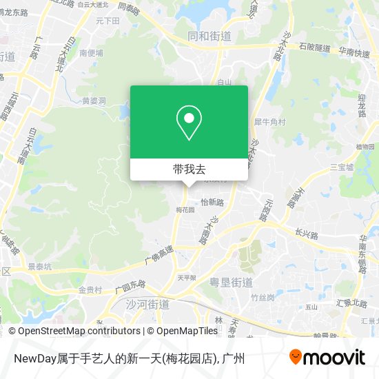 NewDay属于手艺人的新一天(梅花园店)地图