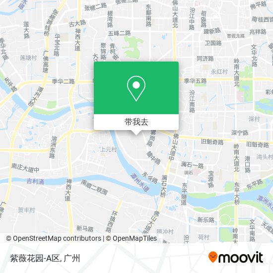 紫薇花园-A区地图