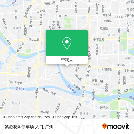 紫薇花园停车场-入口地图