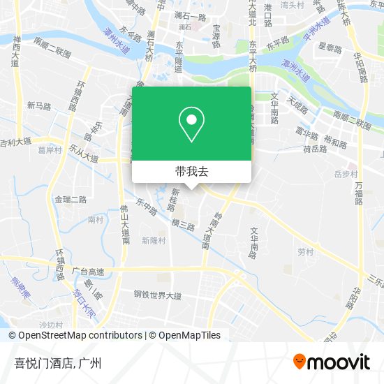 喜悦门酒店地图