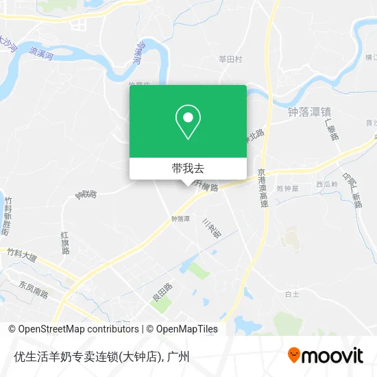 优生活羊奶专卖连锁(大钟店)地图