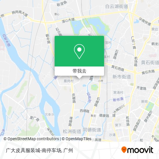 广大皮具服装城-南停车场地图