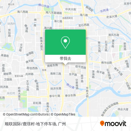 顺联国际/鹿璟村-地下停车场地图