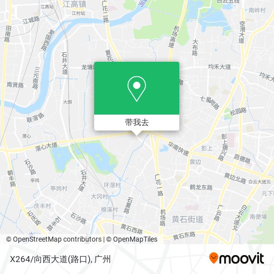 X264/向西大道(路口)地图