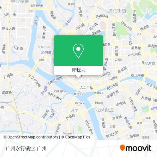 广州永行锁业地图