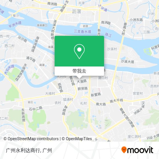 广州永利达商行地图