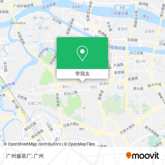 广州服装厂地图