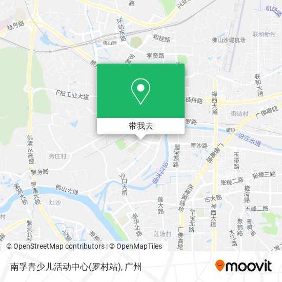 南孚青少儿活动中心(罗村站)地图