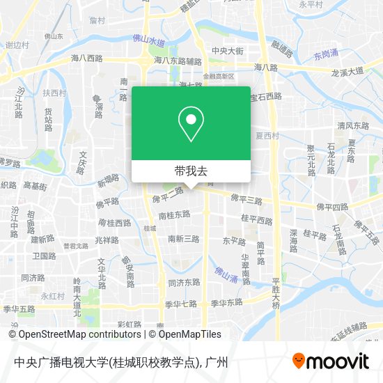 中央广播电视大学(桂城职校教学点)地图
