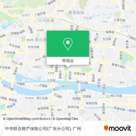 中华联合财产保险公司(广东分公司)地图
