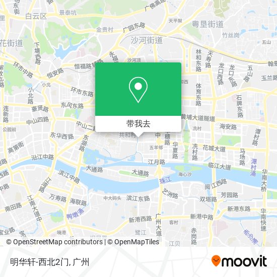 明华轩-西北2门地图