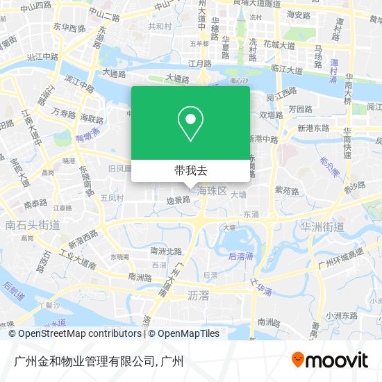 广州金和物业管理有限公司地图