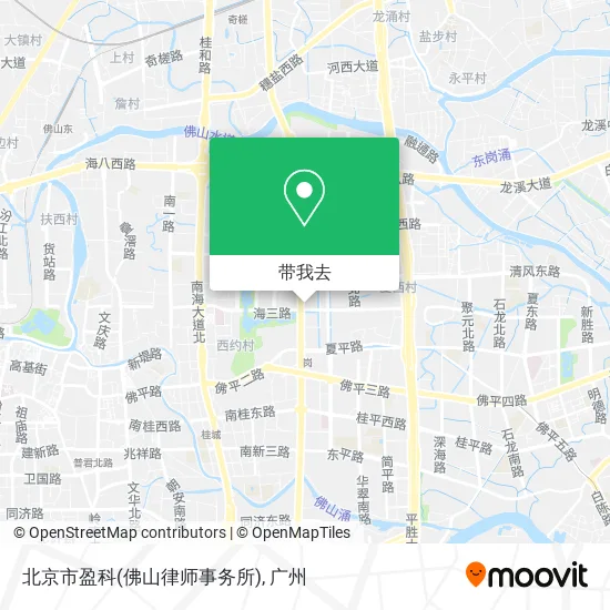 北京市盈科(佛山律师事务所)地图