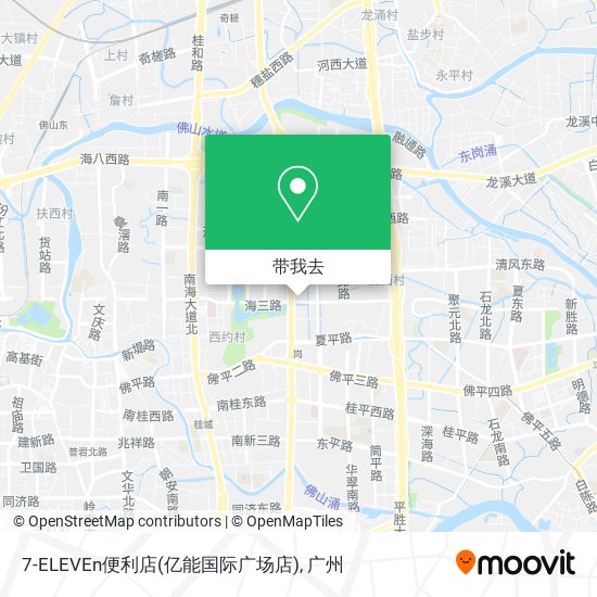 7-ELEVEn便利店(亿能国际广场店)地图