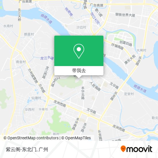 紫云阁-东北门地图