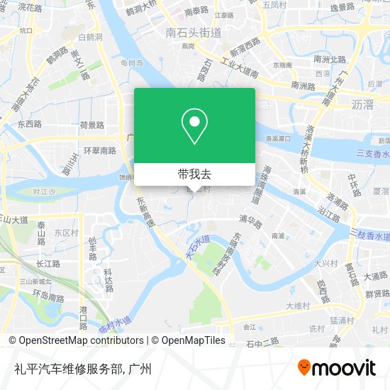 礼平汽车维修服务部地图