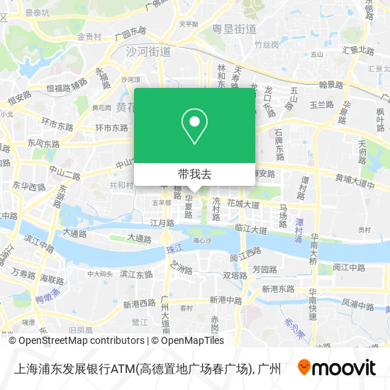 上海浦东发展银行ATM(高德置地广场春广场)地图