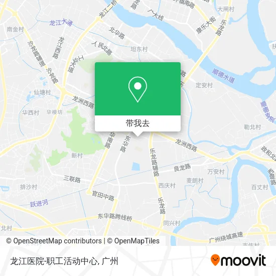 龙江医院-职工活动中心地图
