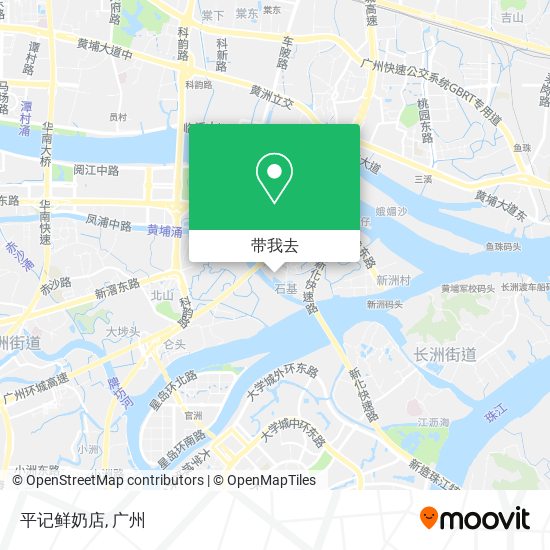 平记鲜奶店地图