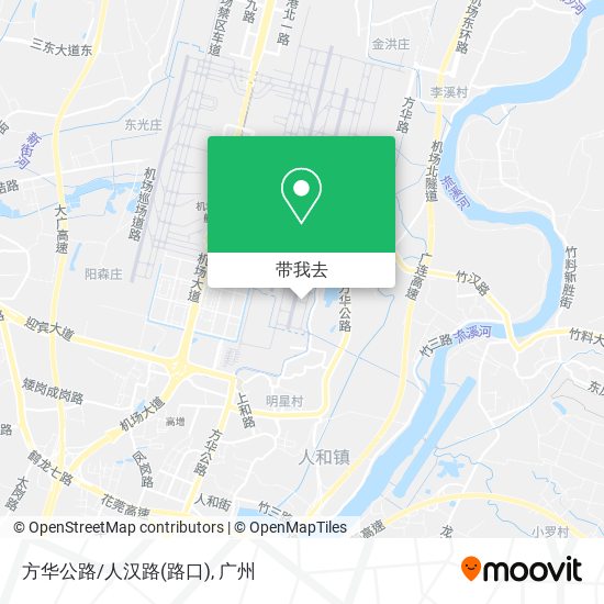 方华公路/人汉路(路口)地图