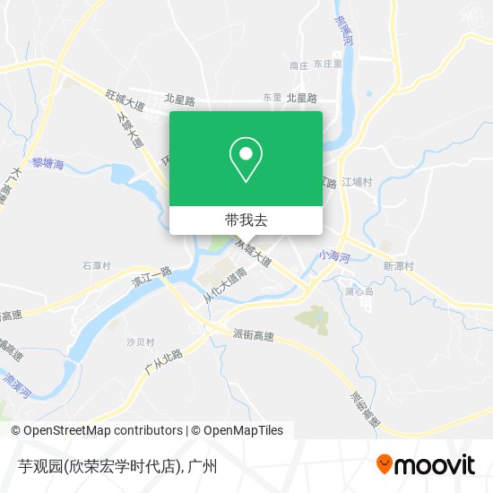 芋观园(欣荣宏学时代店)地图