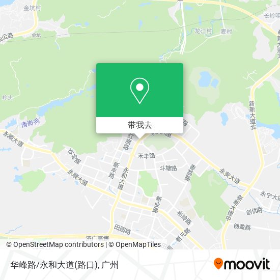 华峰路/永和大道(路口)地图